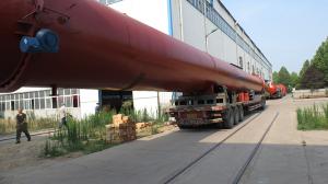 公司4條蒸壓釜，一臺蒸汽鍋爐發(fā)貨